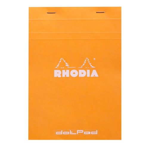 Пад с телчета RHODIA ORANGE №16, A5, 80 л., точки, микроперфорация, хартия Clairefontaine 80 г