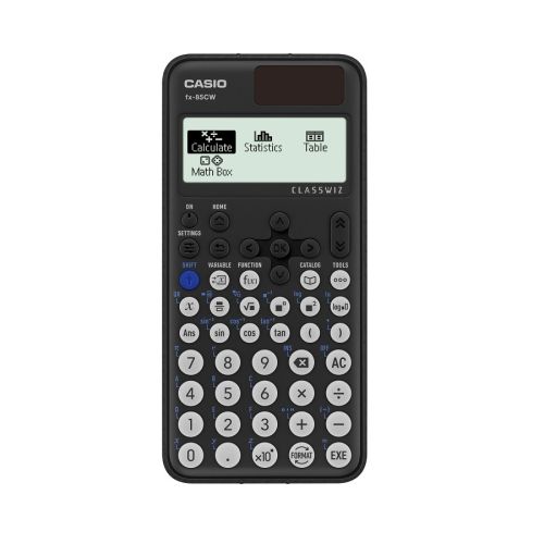 Научен калкулатор CASIO Classwiz fx-85CW, 290+ функции, 162х77х10.7 мм, черен
