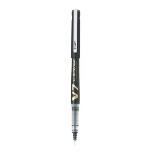 Ролер PILOT V-7 HI-TECPOINT BXC, GRIP, течно мастило, 0.7 мм, черен