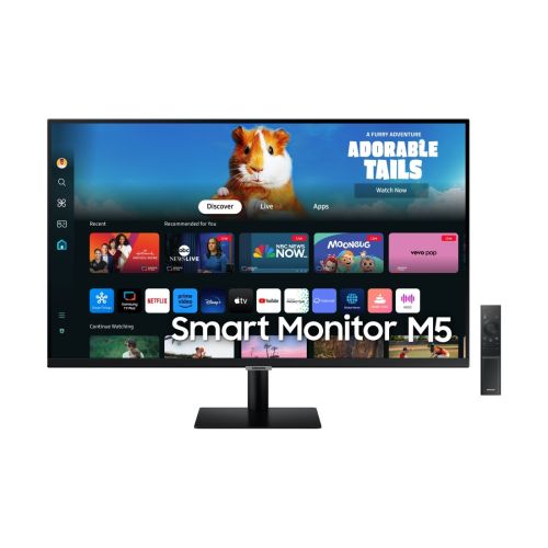 Монитор Samsung 32DM500, 32", VA, LED, Smart, 1920x1080, 2xHDMI, 2xUSB, черен