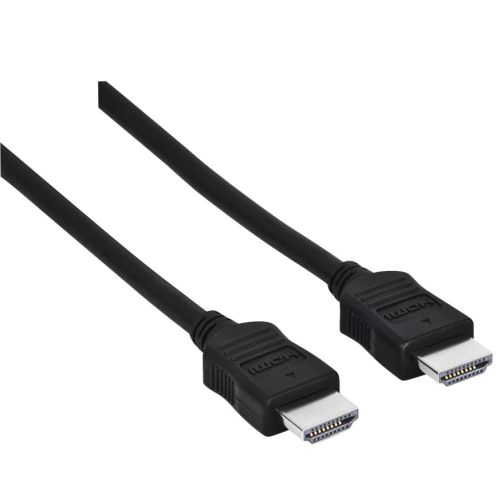Кабел HAMA 205000, HDMI(м) към HDMI(м), 10Gbit/s, 1080p, екраниран, 1.5 м, черен