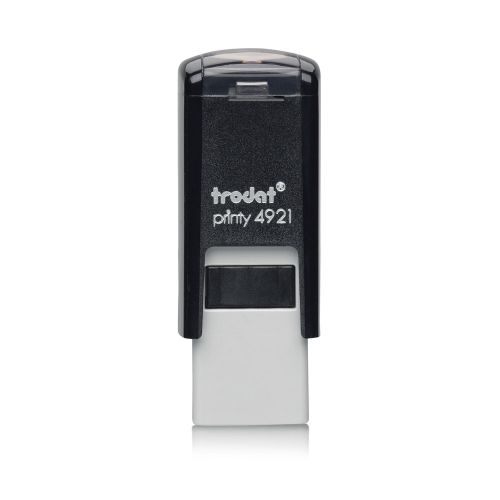 Печат Trodat Printy 4921, квадратен, 12х12 мм, с капаче, черен тампон