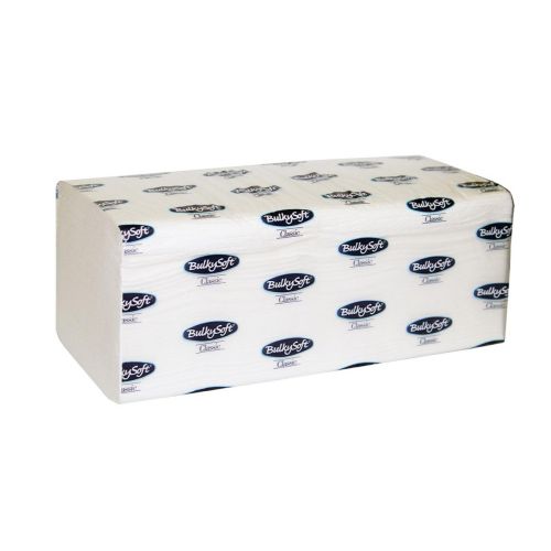 Хартиени кърпи за ръце Bulky Soft Premium 83380, Z сгъвка, 20.5х24 см, 2 пласта, 150 къса