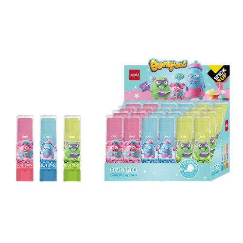 Цветно сухо лепило Deli Stick Up Bumpees, EA20700, 8 г