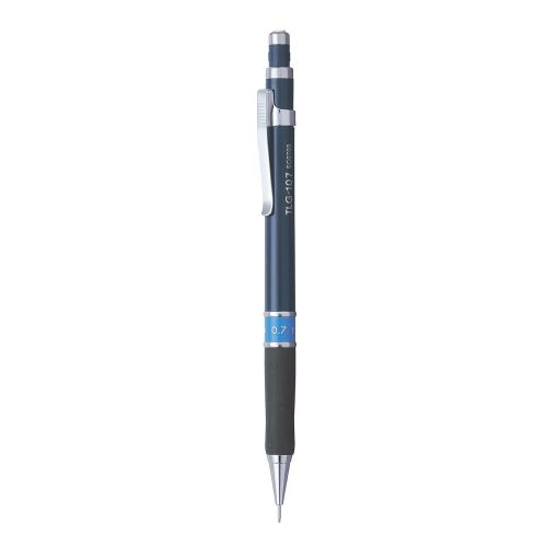 Автоматичен молив Penac TLG-1, с грип, 0.7 мм, PET опаковка, тъмносин/син