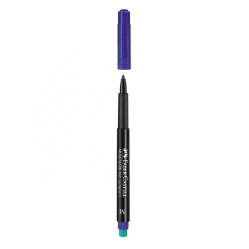 Перманентен маркер Faber-Castell 152551 OHP-M, 1 мм, син