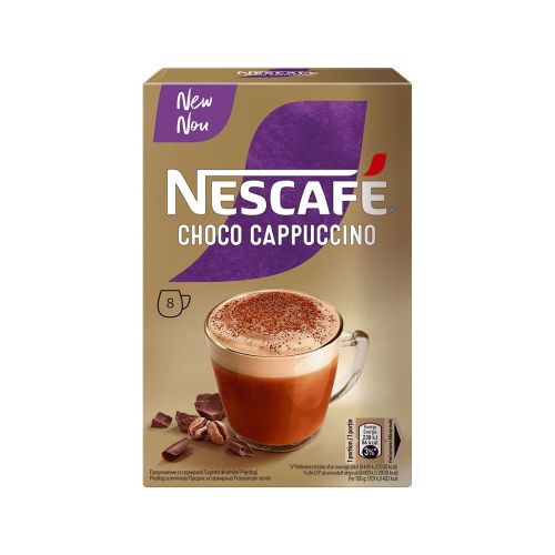Кафе Nescafe Cappuccino Choco стик, кутия 8 бр. х 15 г