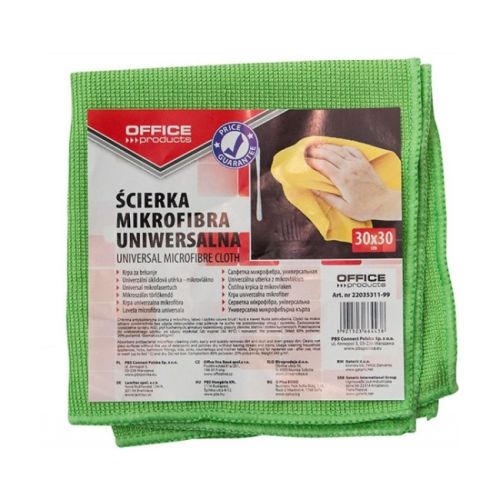 Микрофибърна кърпа OFFICE PRODUCTS, 240 г/кв.м, 30х30 см