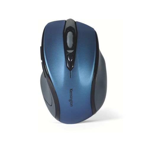 Безжична мишка Kensington K72421WW, USB, 800/1200/1600 dpi, 3 бутона, безшумна, сапфирено синя
