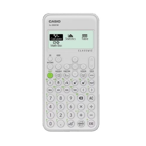 Научен калкулатор CASIO Classwiz fx-350CW, 10+2 dgt, 290+ функции, 162х77х14 мм, сив