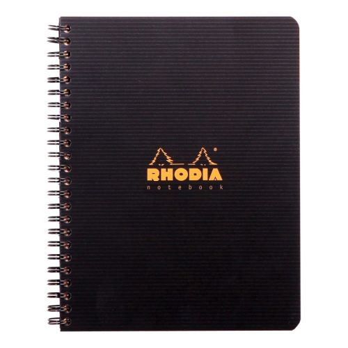 Тетрадка със спирала RHODIACTIVE, A5+, 80 л., редове с поле, хартия Clairefontaine 90 г, PP корица