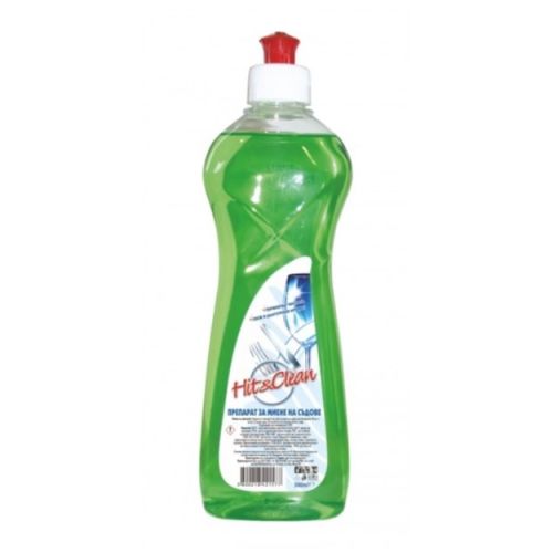 Препарат за съдове Hit&Clean, аромат ябълка, 500 мл