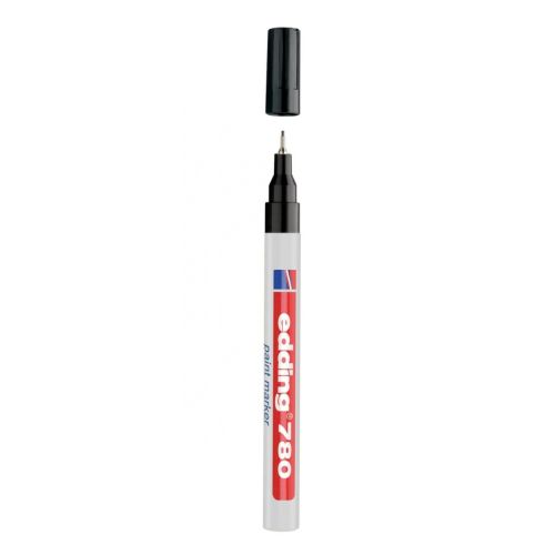 Paint маркер edding 780, объл връх 0.8 мм, черен
