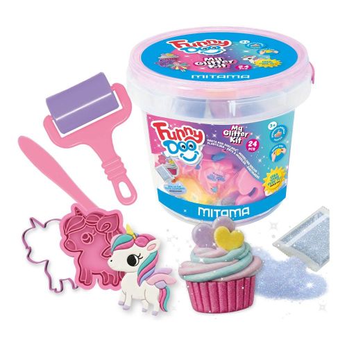 Комплект за моделиране MITAMA Funny Doo My Glitter Kit, 24 части