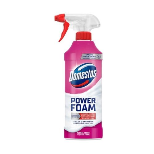 Почистваща пяна за баня и WC Domestos Power Foam Floral Fresh, 435 мл