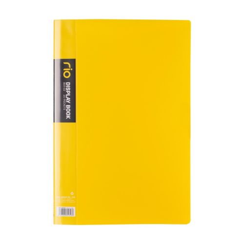 Папка с 20 джоба Deli Rio EB01102, FC (A4+), PP, жълта