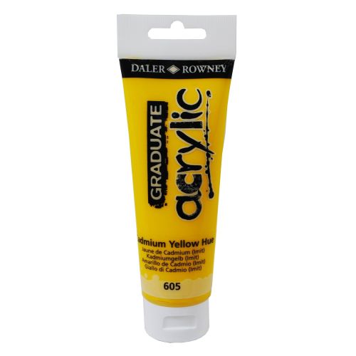Акрилна боя DALER-ROWNEY Graduate, 120 мл, Cadmium Yellow Hue