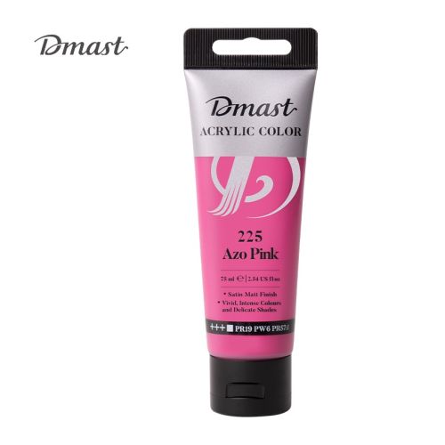 Акрилна боя Deli Dmast EC330-AP, в тубичка 75 мл, 225 azo pink 1