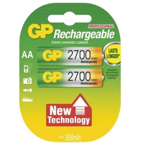 Акумулаторна батерия GP AA, 2700 mAh, 2 бр. 1