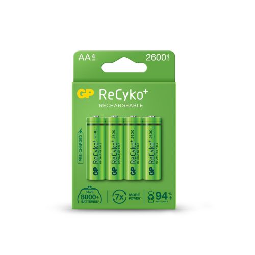 Акумулаторна батерия GP R6 NiMH, AA, 2600mAh, блистер 4 бр. 1