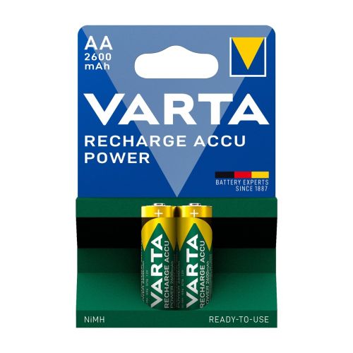 Акумулаторна батерия VARTA NiMH, AA, HR6, 2600 mAh, блистер 2 бр. — Joya.bg