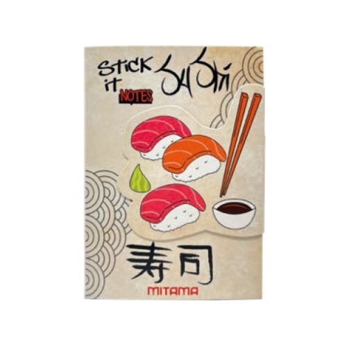 Албум със самозалепващи листчета MITAMA STICK-IT, дизайн SushiLover, 10 кубчета х 25 бр. 1