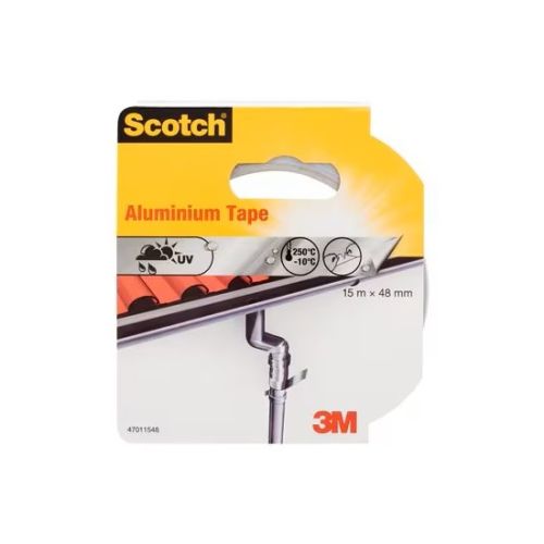 Алуминиева лента Scotch Aluminium 4701, 48 мм х 15 м, акрилна, сребриста — Joya.bg 1
