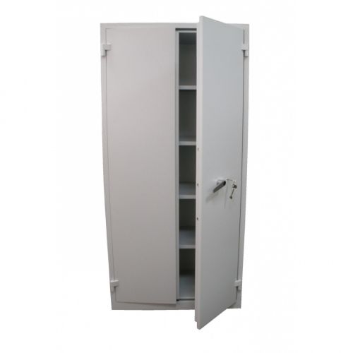 Архивен огнеупорен шкаф Brand Mauer 1951 KL, 1950x1250x520 мм, 4 рафта, механична сейфова брава — Joya.bg