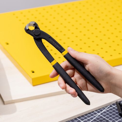 Арматурни клещи Deli TOOLS EDL111010, 10&quot;/300 мм, гумирани дръжки, черни — Joya.bg 1