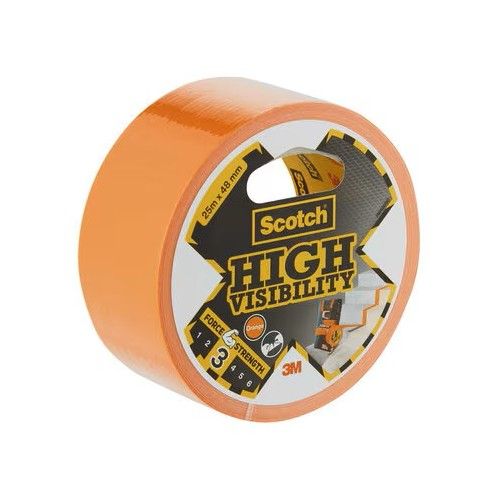 Армирана лента Scotch High Visibility Duct, 48 мм x 25 м, 190 mic, оранжева — Joya.bg 1