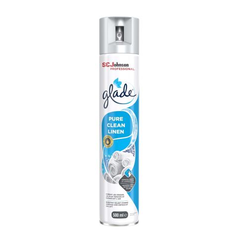 Ароматизатор за въздух Glade Pure Clean Linen, спрей, 500 мл