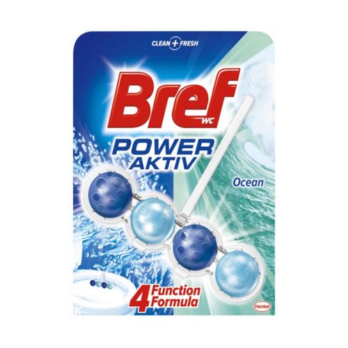 Ароматизатор за WC BREF Power Aktiv Оcean, кошничка с топче, 50 г