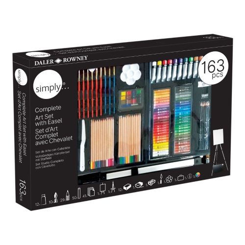 Арт комплект за рисуване DALER-ROWNEY Art Easel Studio Set, със статив, 163 части — Joya.bg 1