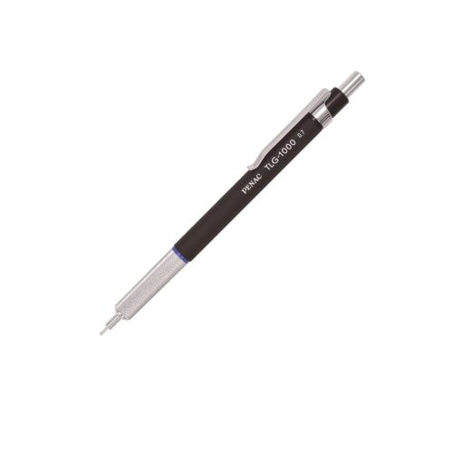 Автоматичен молив Penac TLG-1000, гумирано тяло, с метален грип, 0.7 мм, PET опаковка, черен — Joya.bg 1