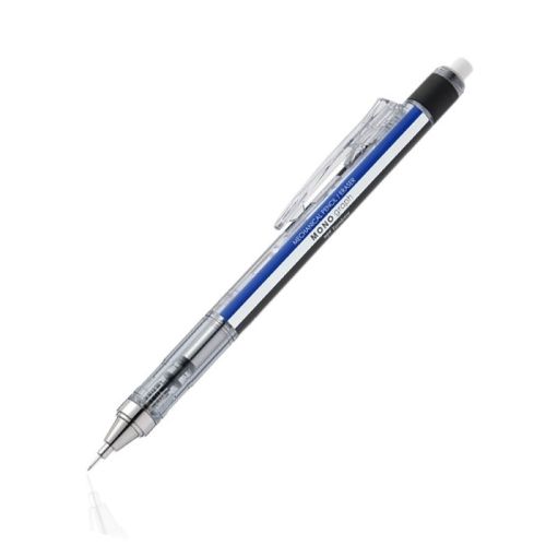 Автоматичен молив Tombow Mono Graph, ултра тънка гума ф 2.3 мм, метален връх 0.5 мм — Joya.bg 1