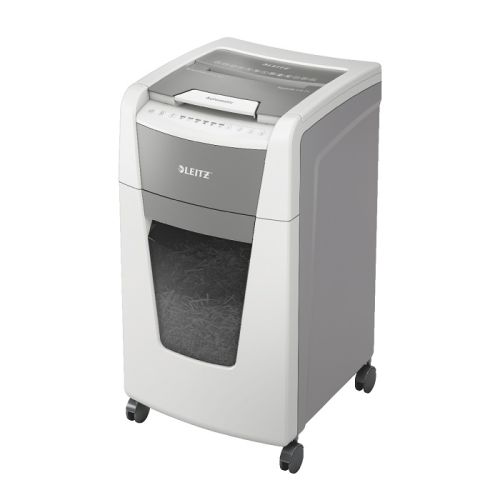 Автоматичен шредер за хартия LEITZ IQ Autofeed Office 300P4, (P-4), Cross Cut, 60 л, 5-10 потребит. — Joya.bg 1