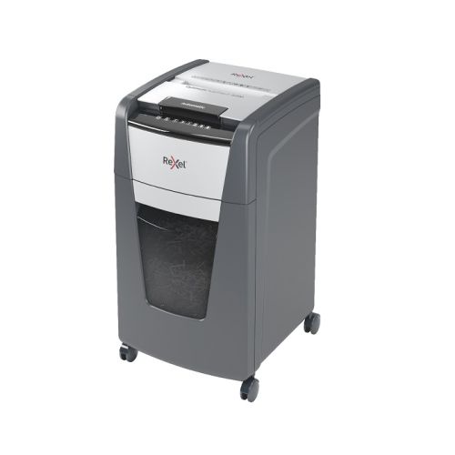 Автоматичен шредер за хартия Rexel Optimum AutoFeed+225M, (P-5), Micro Cut, 60 л, 5-10 потребители — Joya.bg 1