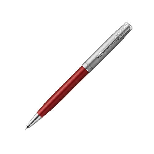 Автоматична химикалка PARKER Royal Sonnet Essential Violet, стоманено тяло, хромиран клип, черна 1