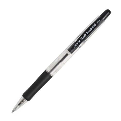 Автоматична химикалка Penac Sleek Touch, с грип, 0.7 мм, черна — Joya.bg