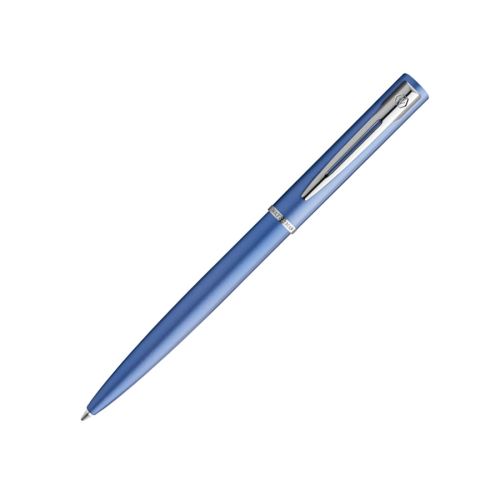 Автоматична химикалка Waterman Graduate Allure Blue, стоманено тяло, хромиран клип, синя 1