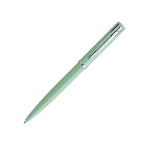 Автоматична химикалка Waterman Graduate Allure Light Green, стоманено тяло, хромиран клип, синя 1