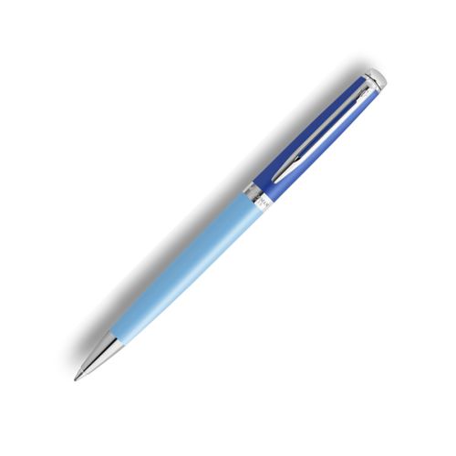 Автоматична химикалка Waterman Hemisphere Blue CT, стоманено тяло, хромиран клип, синя 1