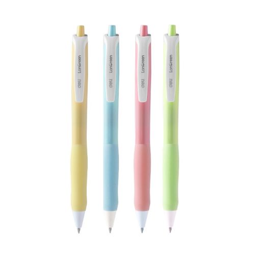 Автоматични гелови химикалки Deli LonGreen EG60E-BL, с грип, 0.5 мм, сини, 4 бр. — Joya.bg 1