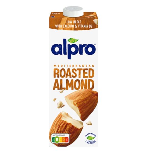 Бадемова напитка Alpro Roasted Almond, без лактоза, 100% растителна основа, UHT, 1 л — Joya.bg