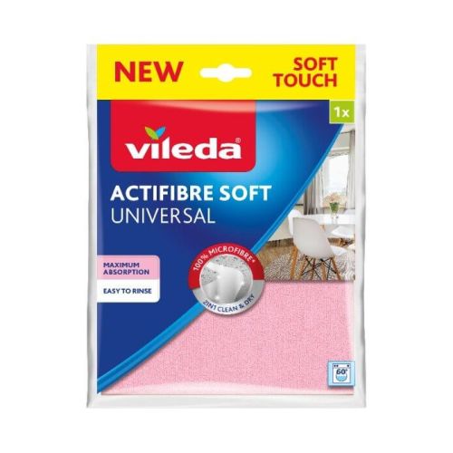 Микрофибърна кърпа VILEDA Actifibre Soft,  27х32 см
