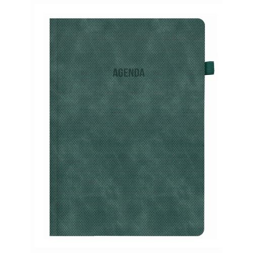 Бележник LASTVA Helsinki, B5, 112 л., линиран шамоа офсет 70 г, термо PU корица, зелен — Joya.bg 1