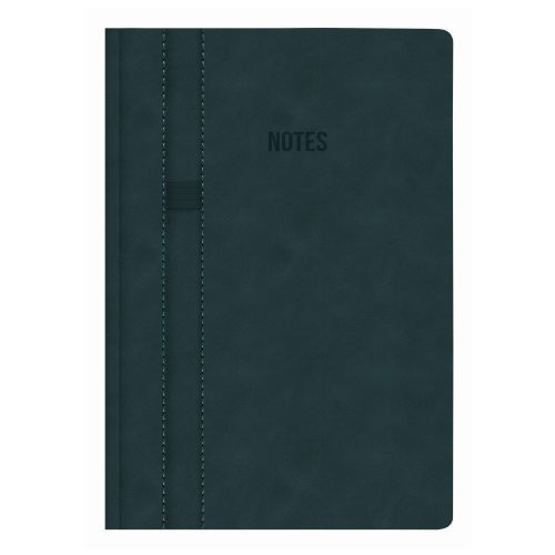 Бележник LASTVA Soho, A5, 96 л., линиран офсет 80 гр, термо PU корици, черен — Joya.bg 1