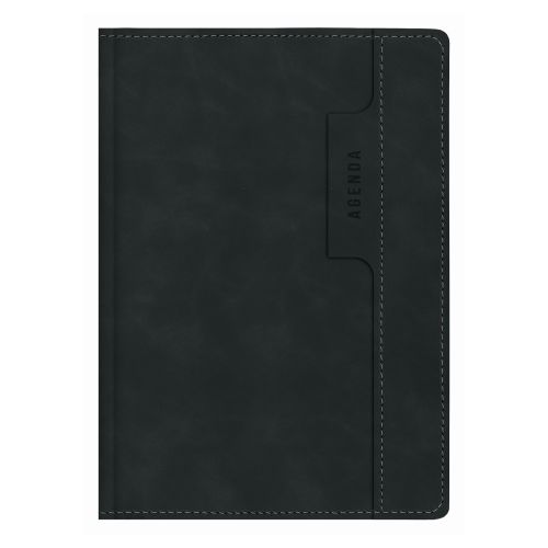 Бележник LASTVA Toronto, B5, 112 л., линиран офсет 80 гр, термо PU корици, черен — Joya.bg 1