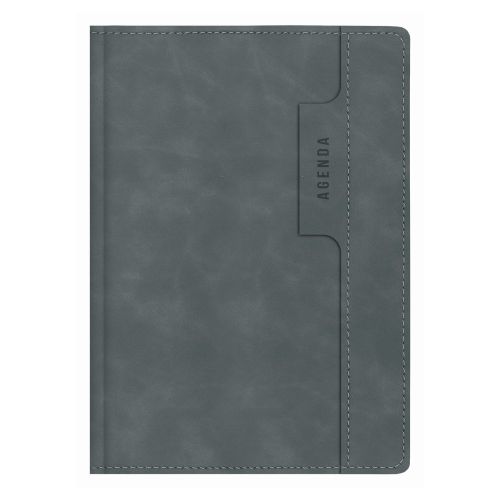 Бележник LASTVA Toronto, B5, 112 л., линиран офсет 80 гр, термо PU корици, сив — Joya.bg 1