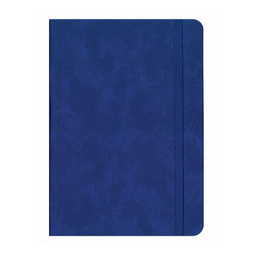 Бележник с ластик LASTVA Play, A5, 96 л., линиран офсет 80 г, термо PU корица, син — Joya.bg